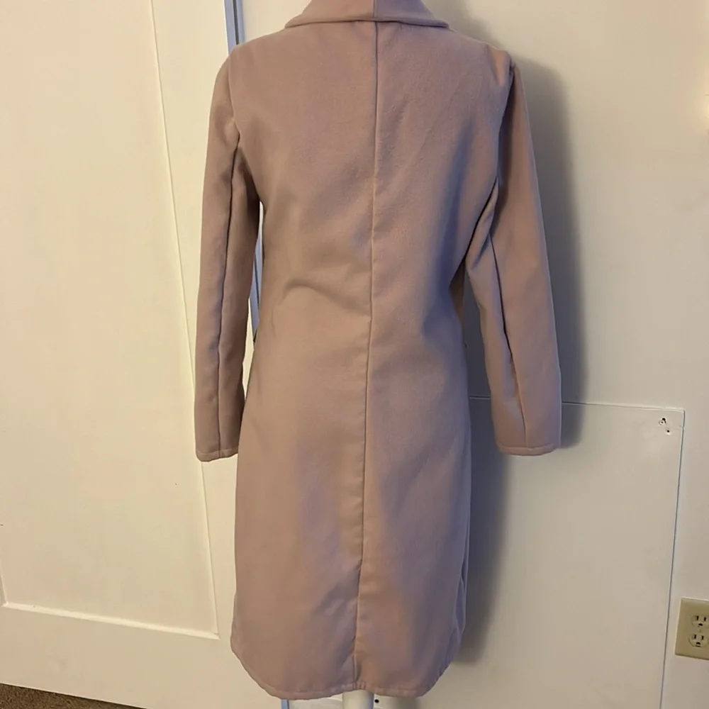 Dusty Pink Peacoat - Picture 7 of 12
